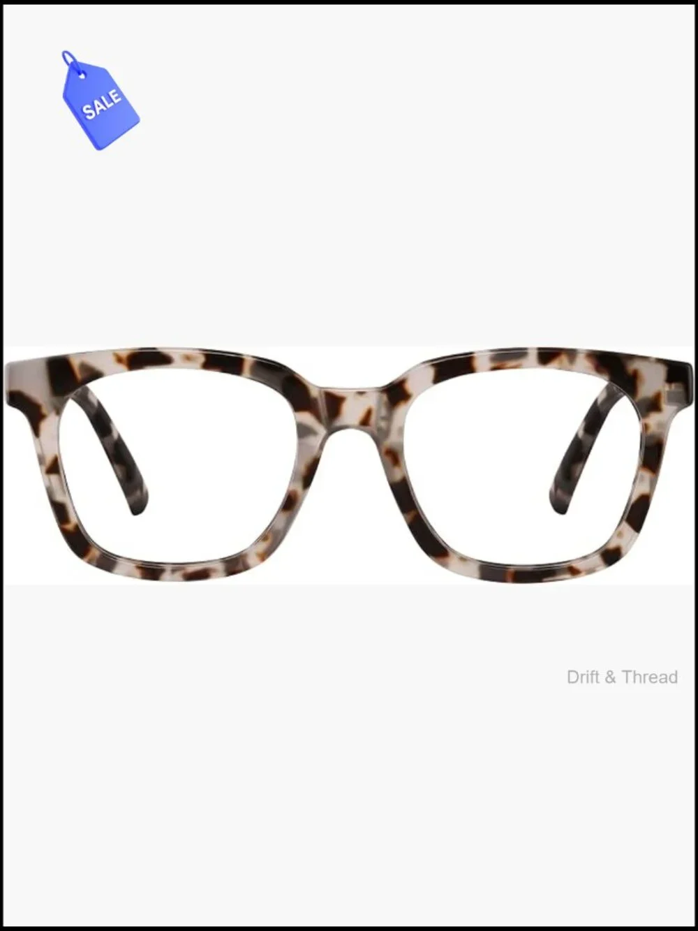 Oversize Blue Light Blocking Glasses for Women Men Square Anti Eyestrain